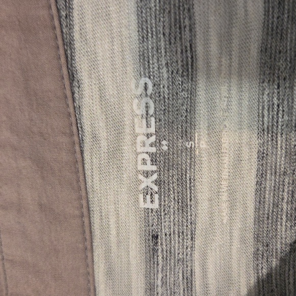 3/$12Express Striped Polo (S) - Picture 3 of 5